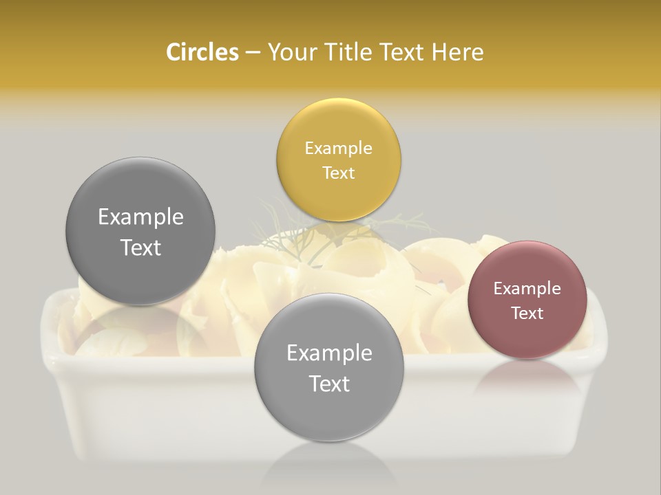 Tasty White Butter PowerPoint Template