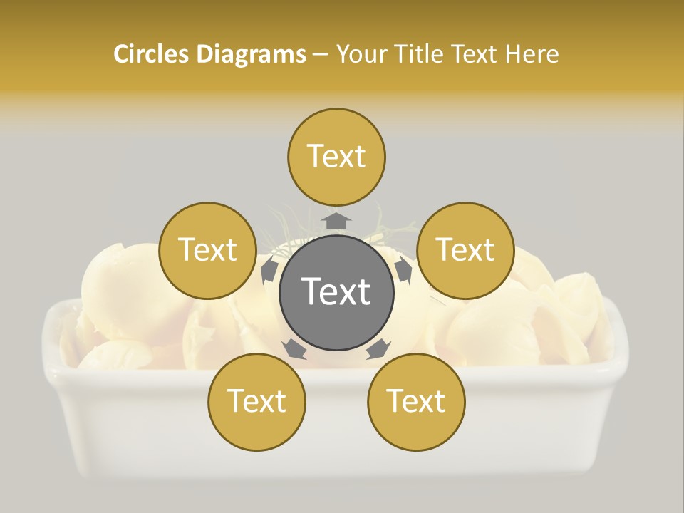 Tasty White Butter PowerPoint Template