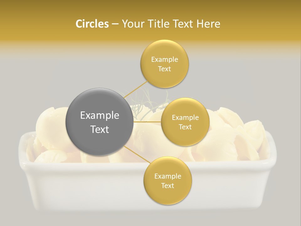 Tasty White Butter PowerPoint Template