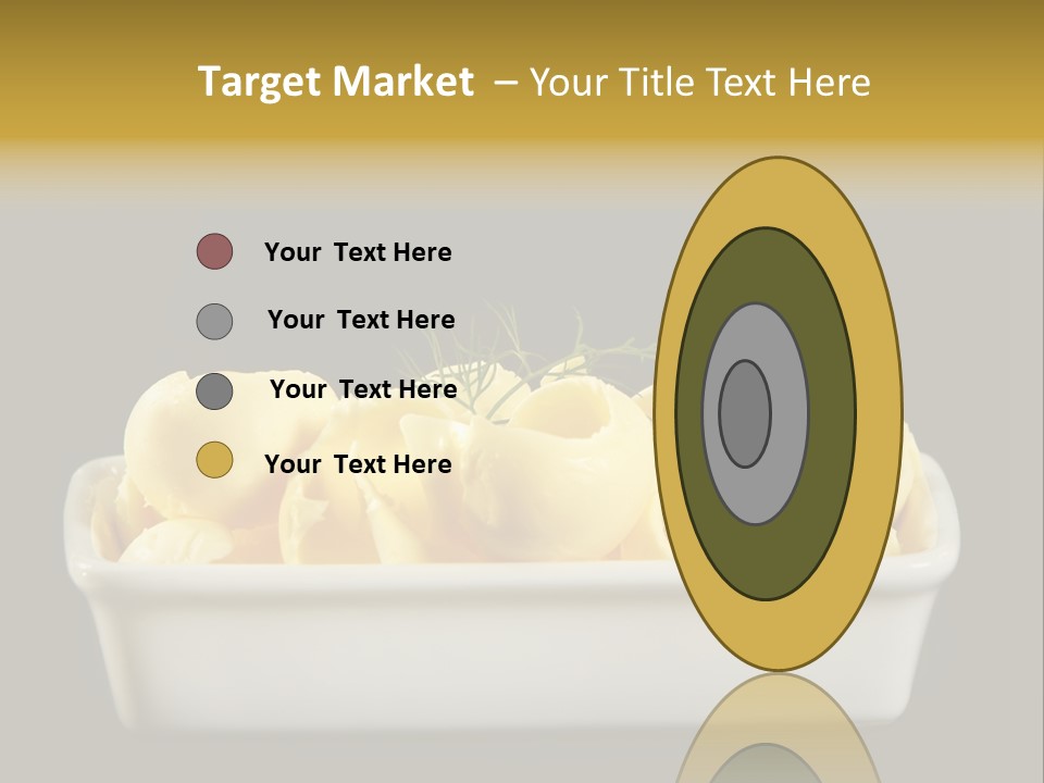 Tasty White Butter PowerPoint Template