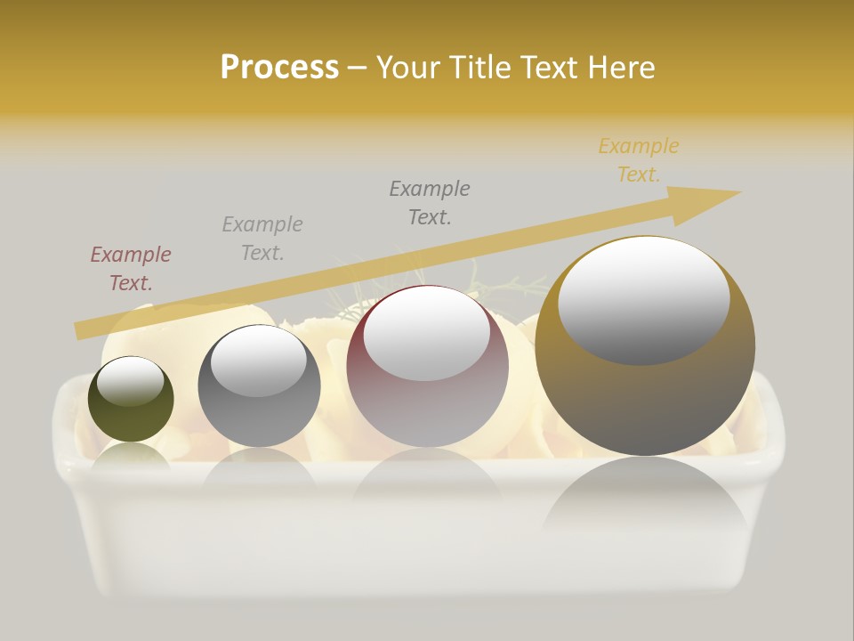 Tasty White Butter PowerPoint Template