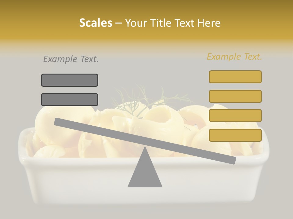 Tasty White Butter PowerPoint Template