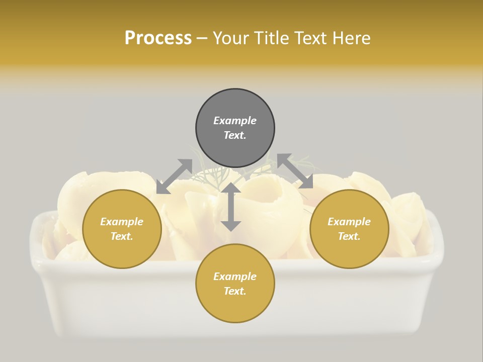 Tasty White Butter PowerPoint Template
