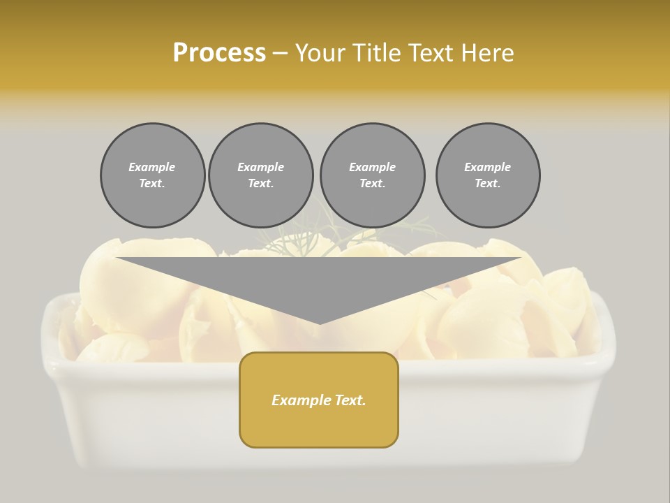 Tasty White Butter PowerPoint Template