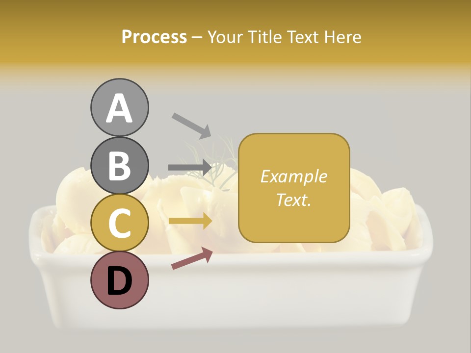 Tasty White Butter PowerPoint Template