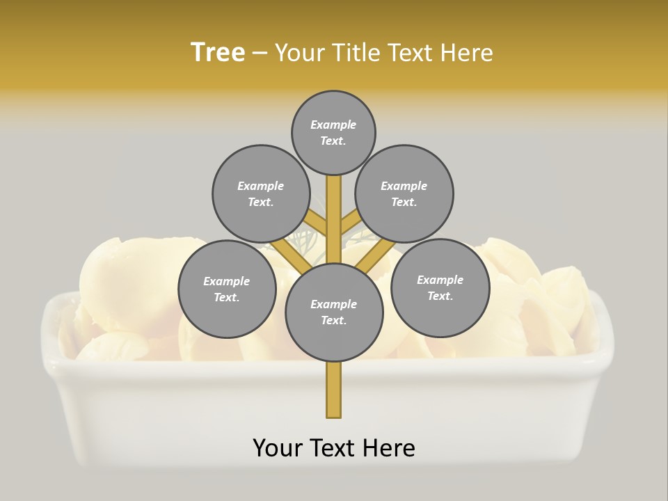 Tasty White Butter PowerPoint Template