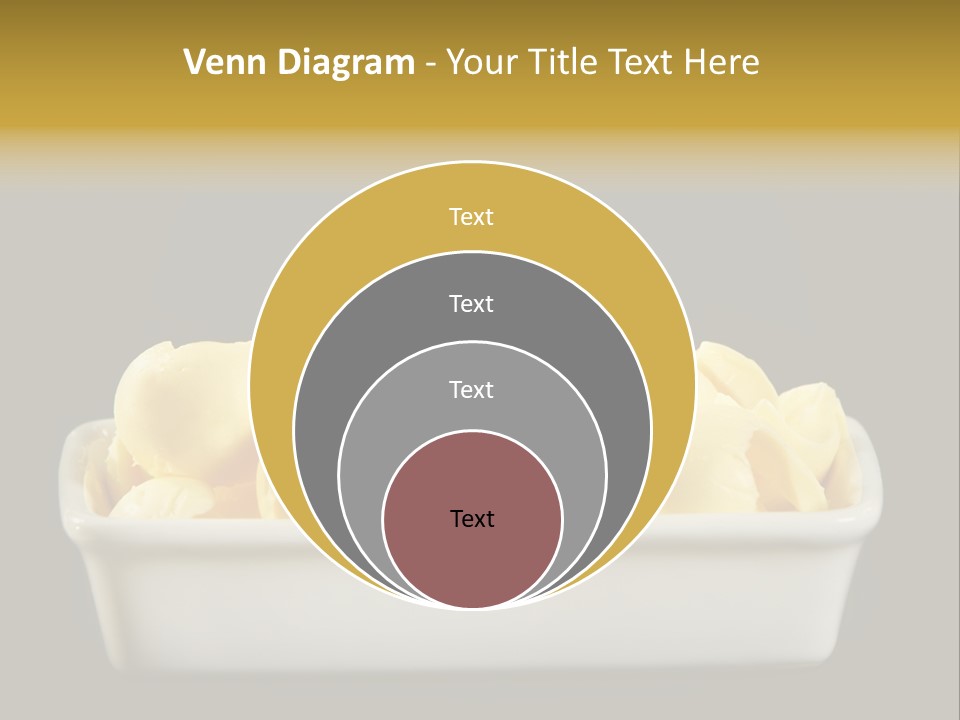 Tasty White Butter PowerPoint Template