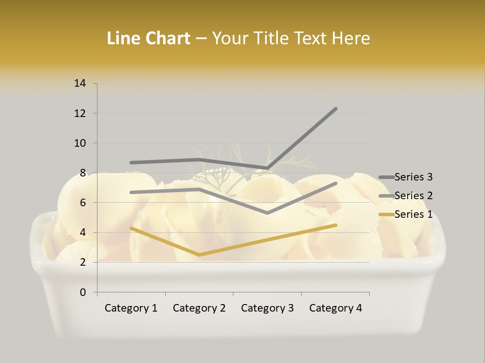 Tasty White Butter PowerPoint Template