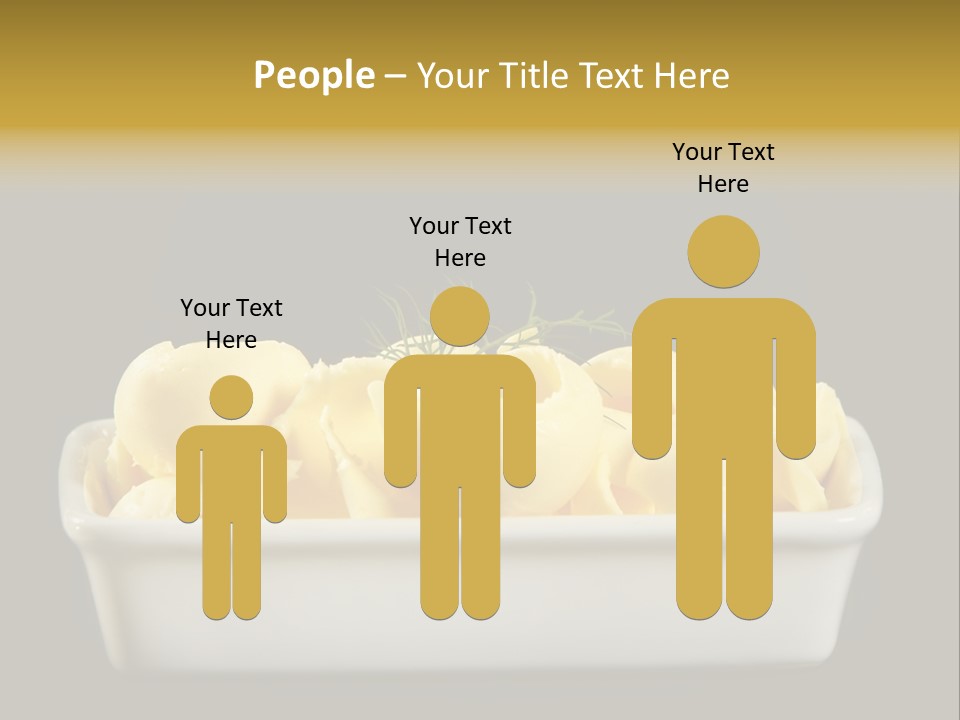 Tasty White Butter PowerPoint Template