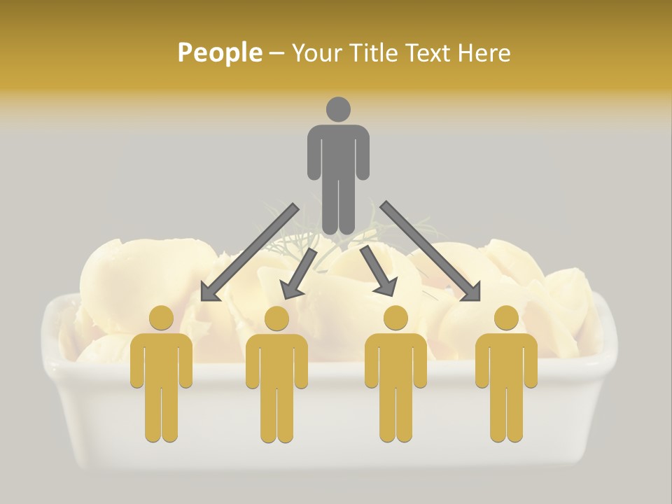 Tasty White Butter PowerPoint Template