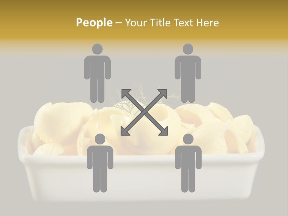 Tasty White Butter PowerPoint Template