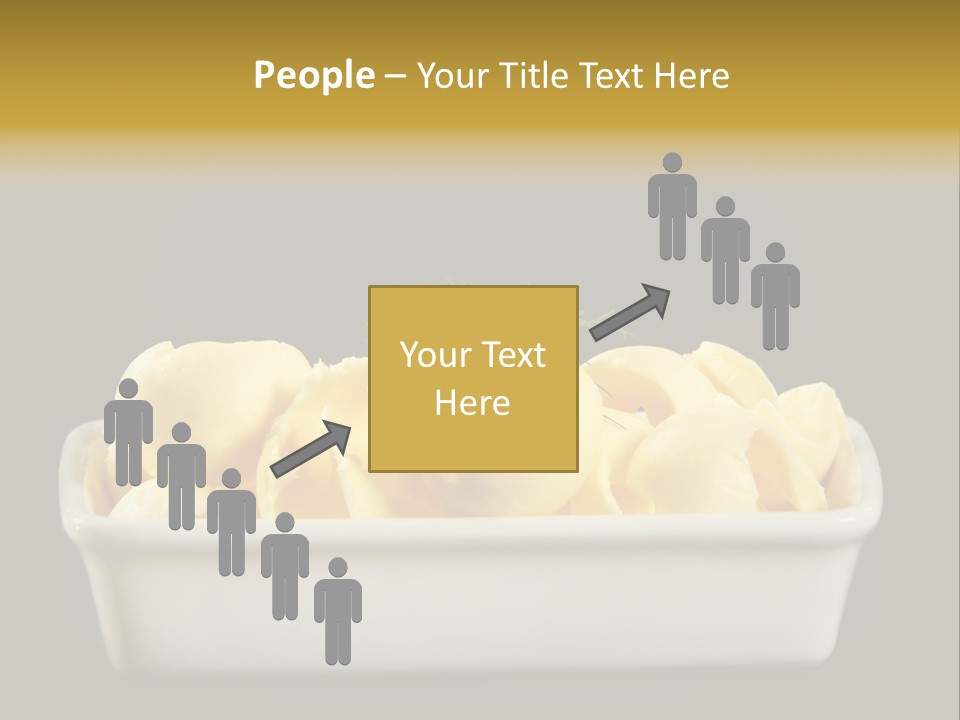 Tasty White Butter PowerPoint Template