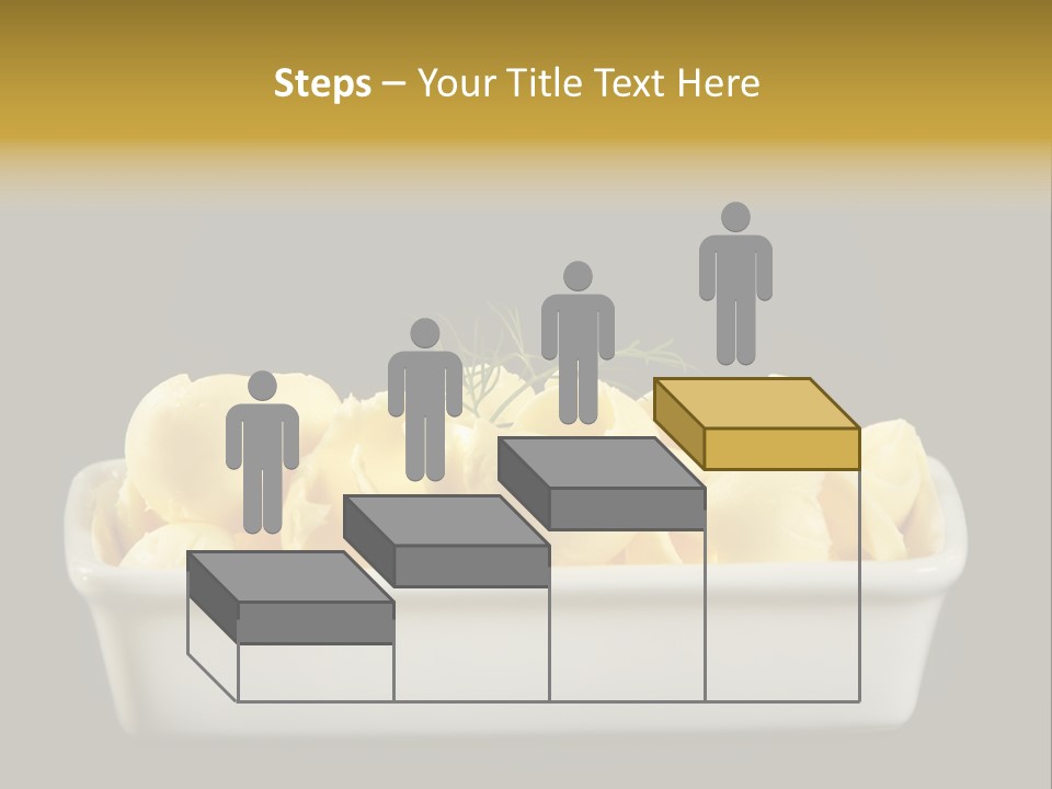 Tasty White Butter PowerPoint Template