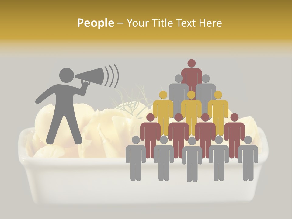 Tasty White Butter PowerPoint Template