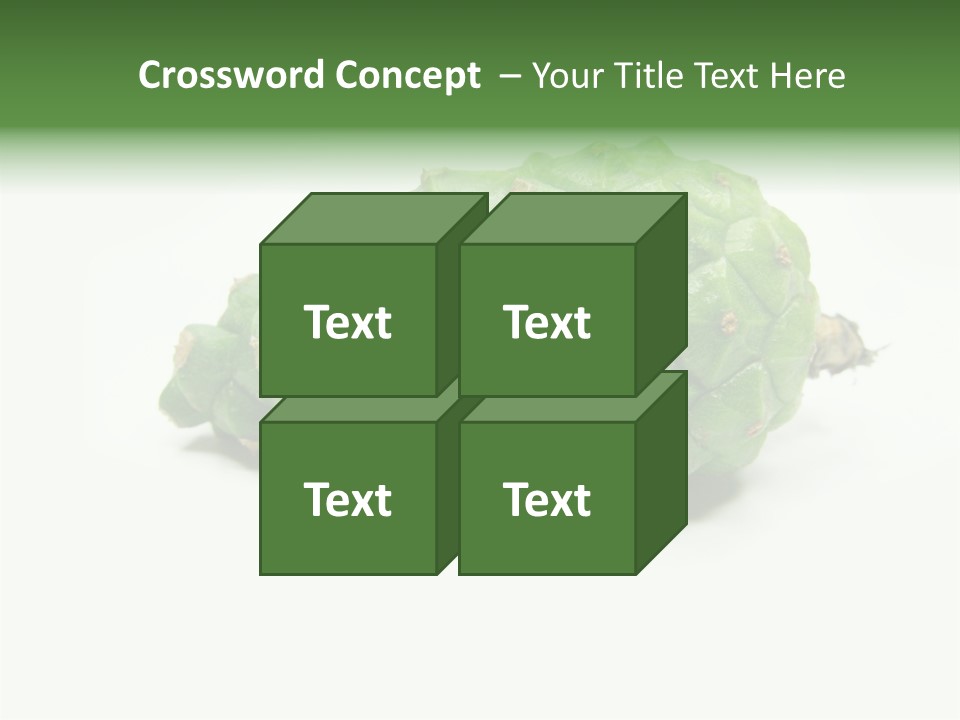 Pine Tree Spring Colour PowerPoint Template