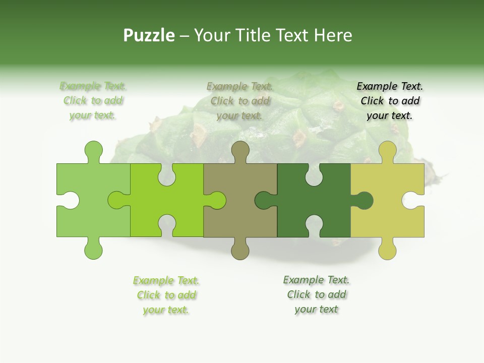 Pine Tree Spring Colour PowerPoint Template