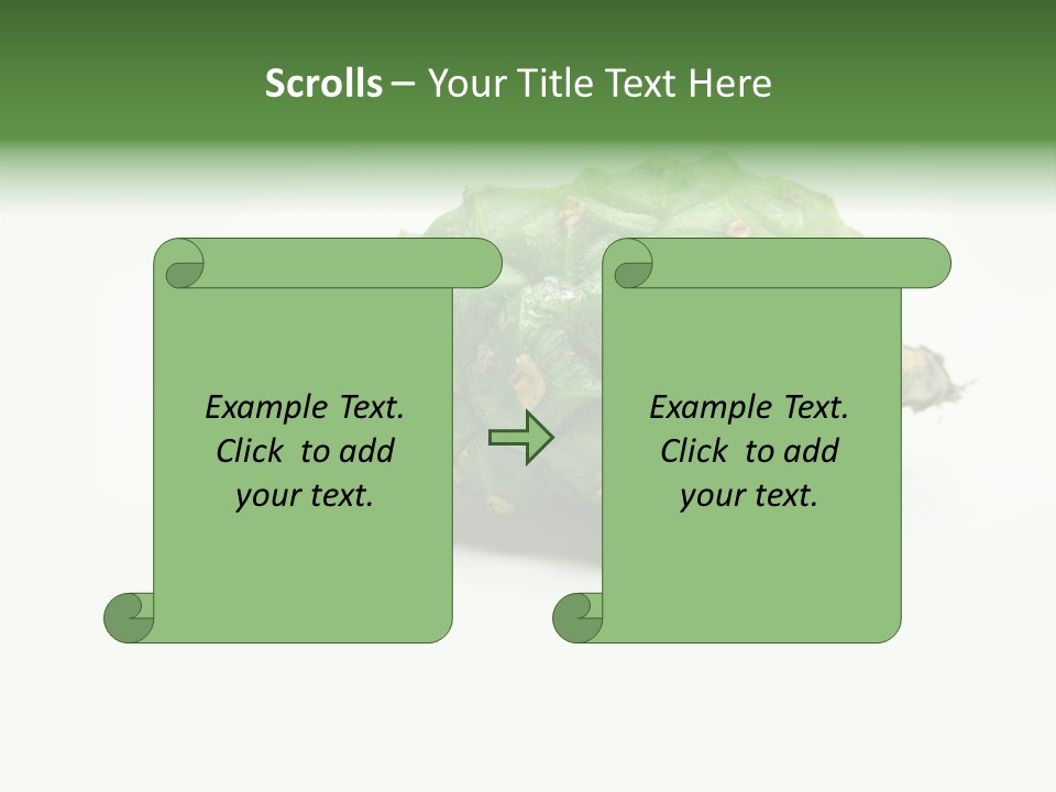 Pine Tree Spring Colour PowerPoint Template