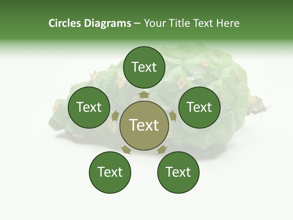 Pine Tree Spring Colour PowerPoint Template