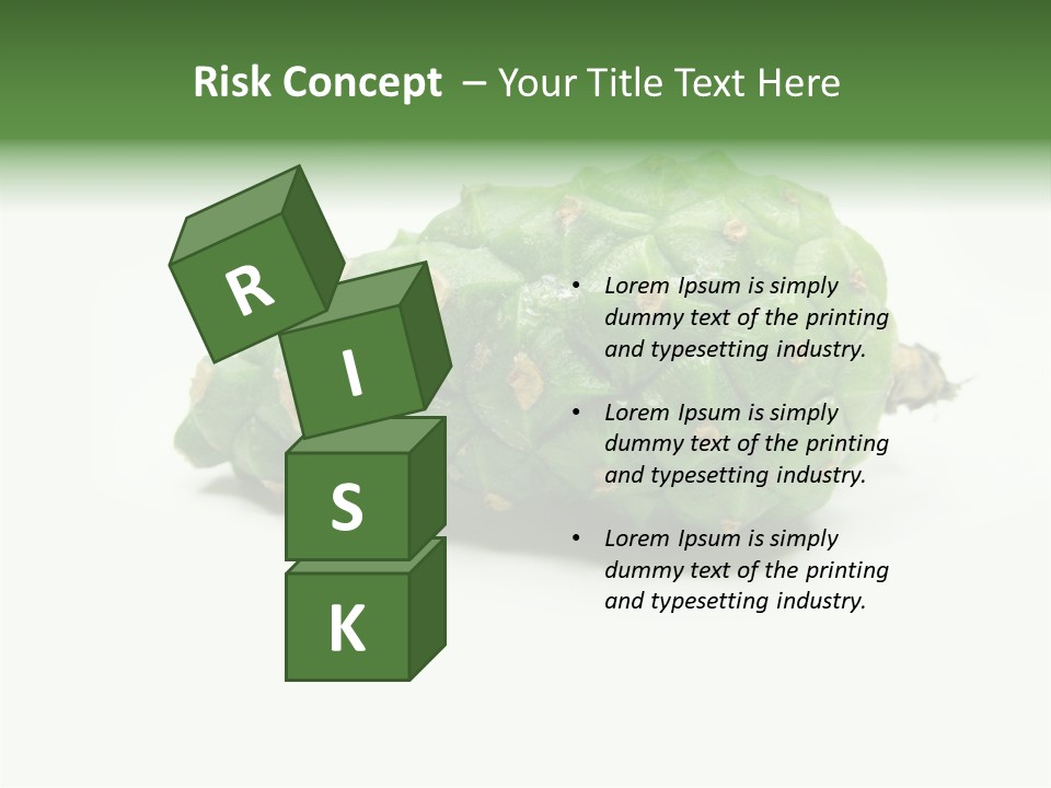 Pine Tree Spring Colour PowerPoint Template