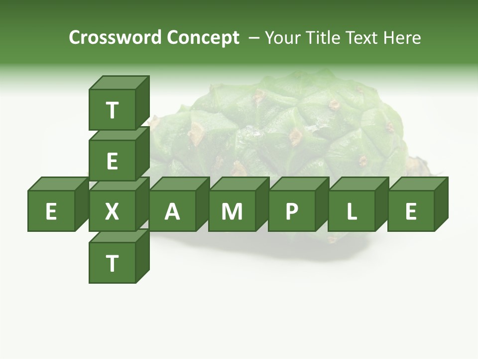 Pine Tree Spring Colour PowerPoint Template