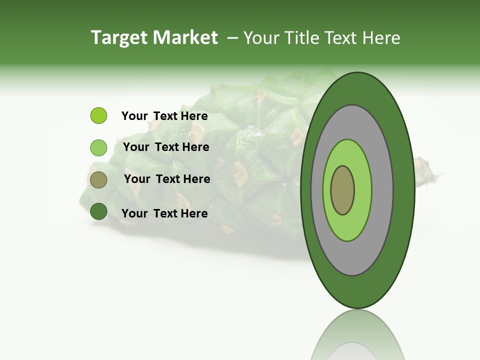 Pine Tree Spring Colour PowerPoint Template