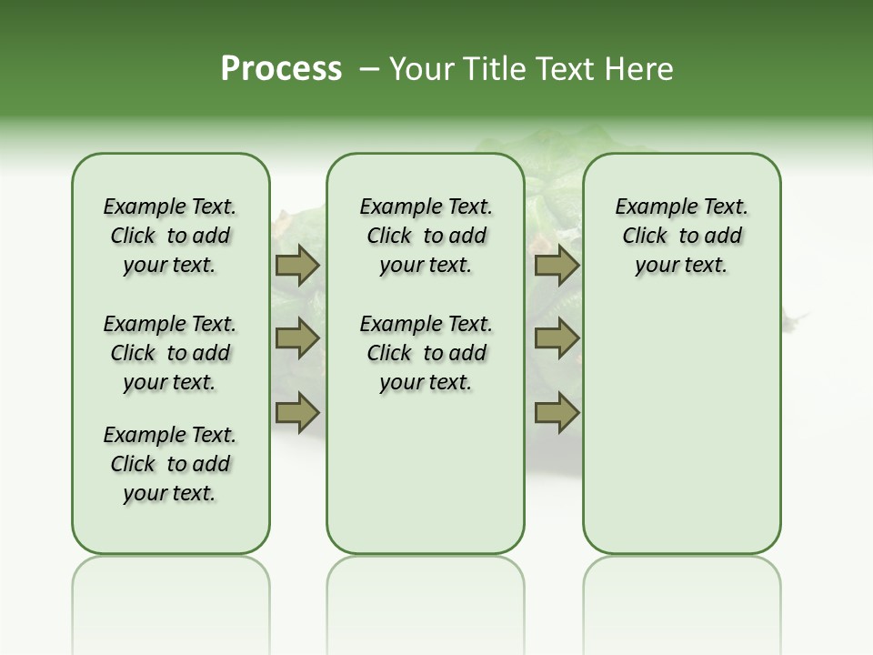 Pine Tree Spring Colour PowerPoint Template