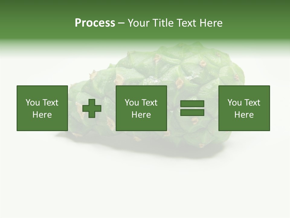 Pine Tree Spring Colour PowerPoint Template