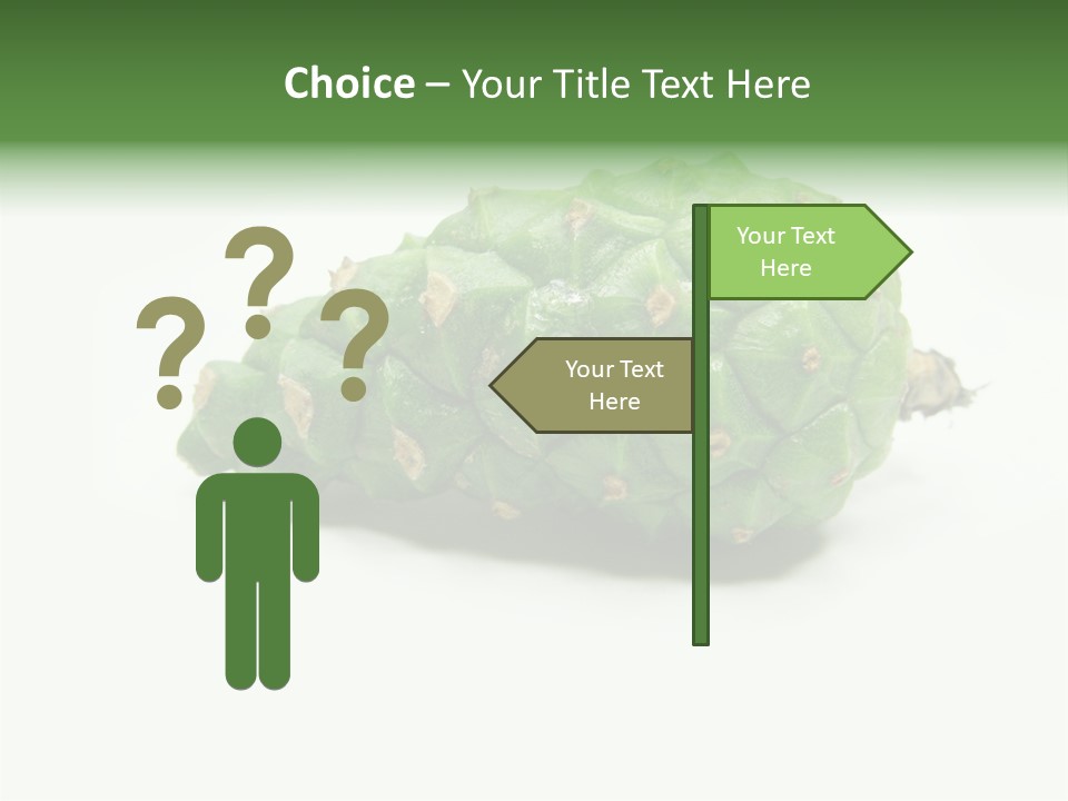 Pine Tree Spring Colour PowerPoint Template