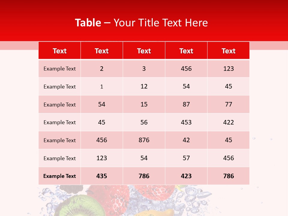 Kiwi Lifestyle Macro PowerPoint Template