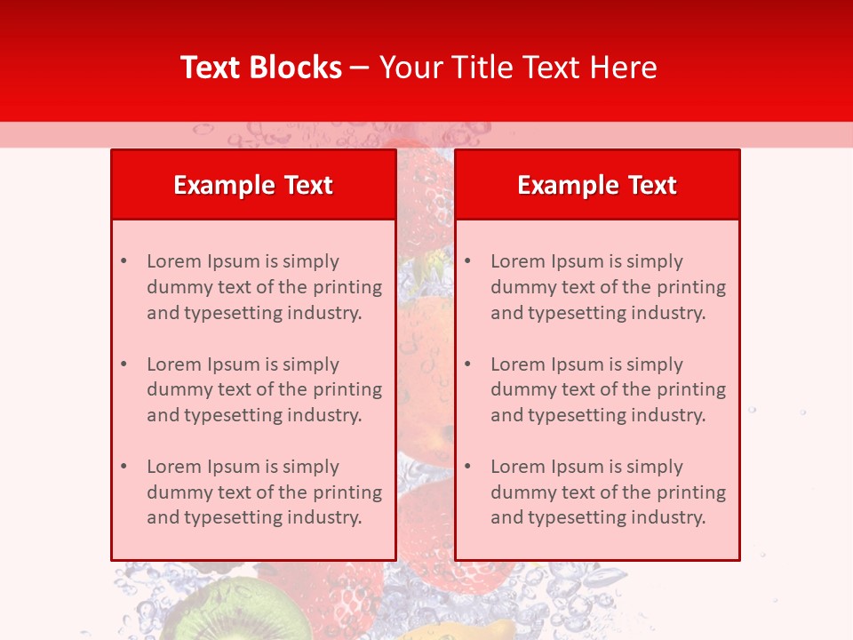 Kiwi Lifestyle Macro PowerPoint Template