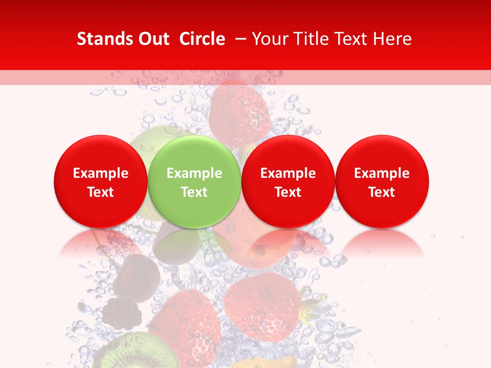 Kiwi Lifestyle Macro PowerPoint Template