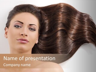 Caucasian Brown Attractive PowerPoint Template