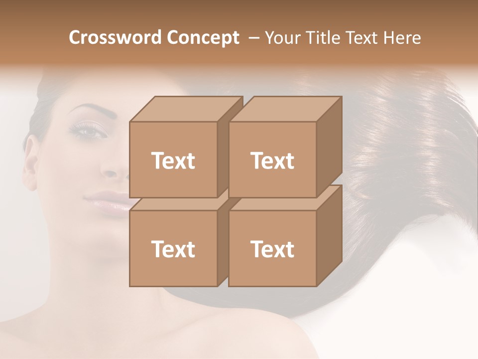 Caucasian Brown Attractive PowerPoint Template