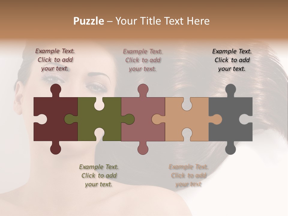 Caucasian Brown Attractive PowerPoint Template