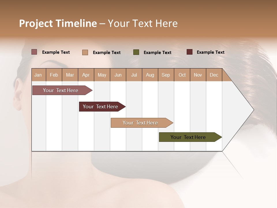 Caucasian Brown Attractive PowerPoint Template