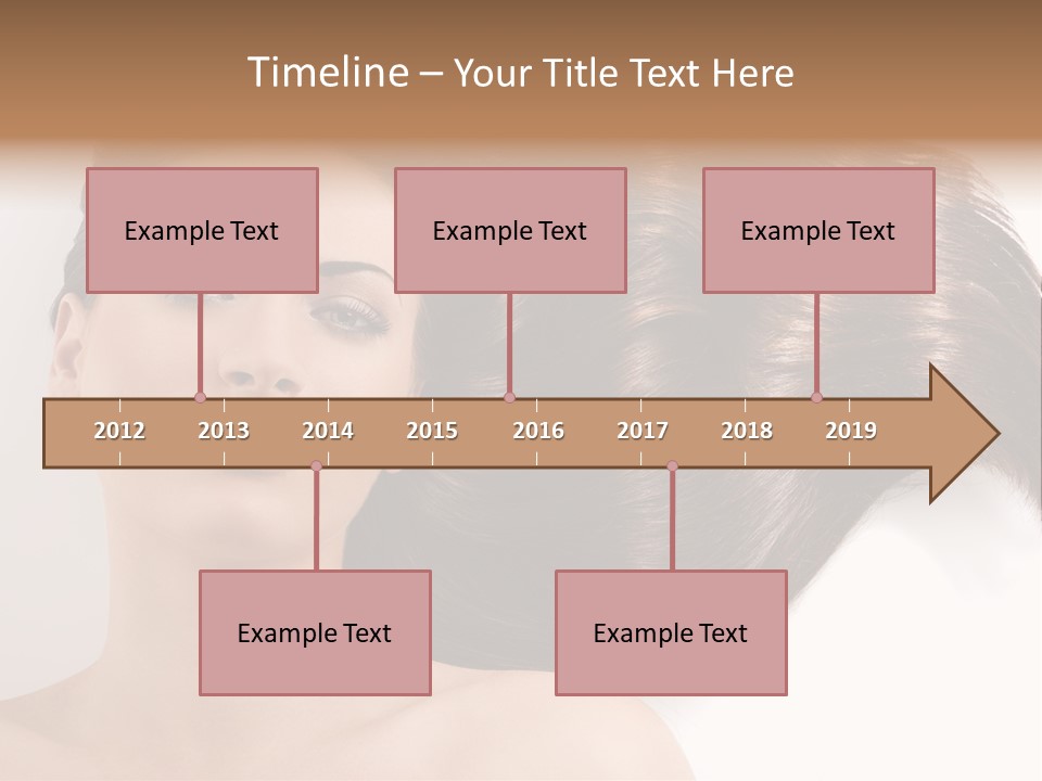 Caucasian Brown Attractive PowerPoint Template