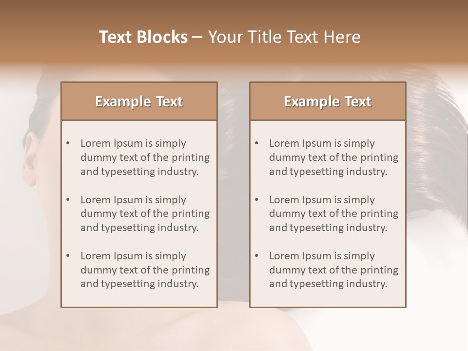Caucasian Brown Attractive PowerPoint Template