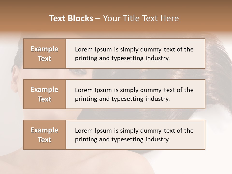 Caucasian Brown Attractive PowerPoint Template