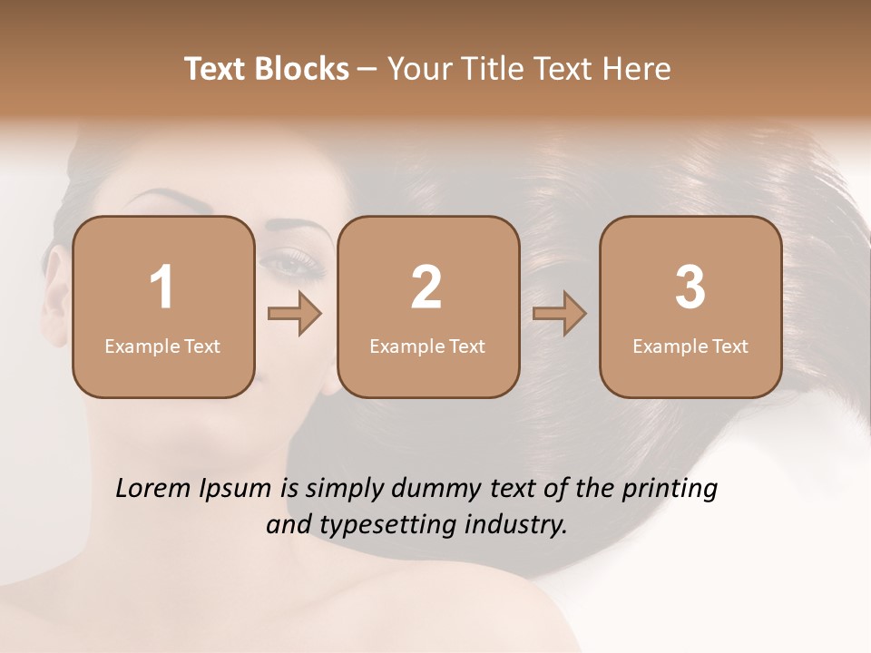 Caucasian Brown Attractive PowerPoint Template