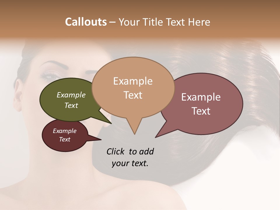 Caucasian Brown Attractive PowerPoint Template