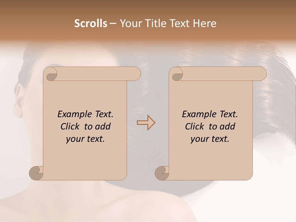 Caucasian Brown Attractive PowerPoint Template