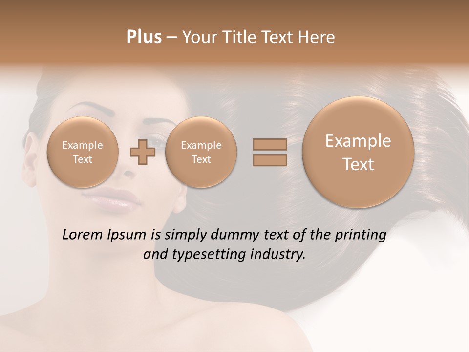 Caucasian Brown Attractive PowerPoint Template
