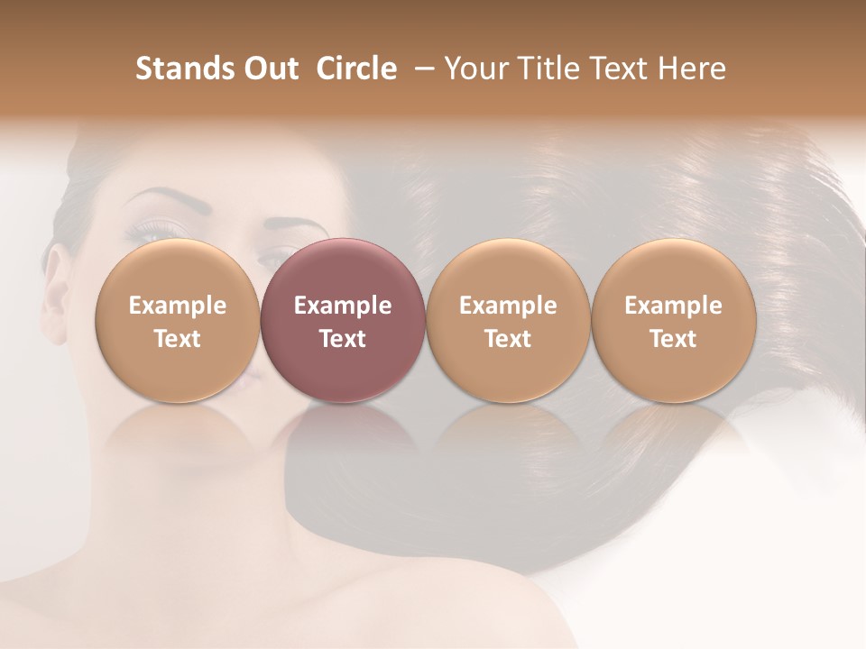 Caucasian Brown Attractive PowerPoint Template