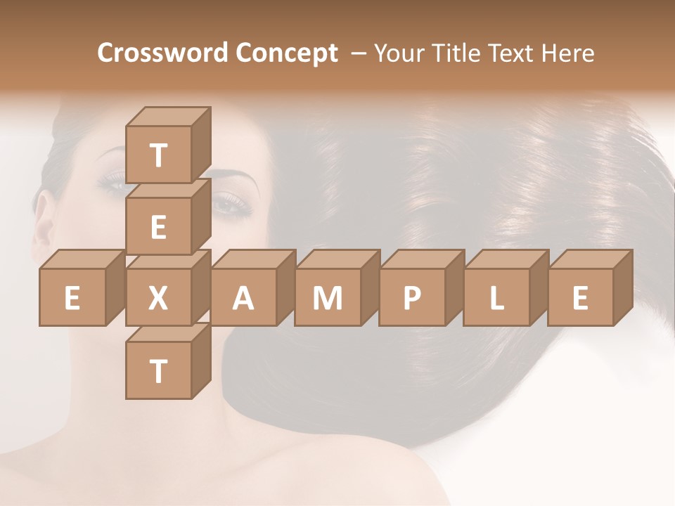 Caucasian Brown Attractive PowerPoint Template