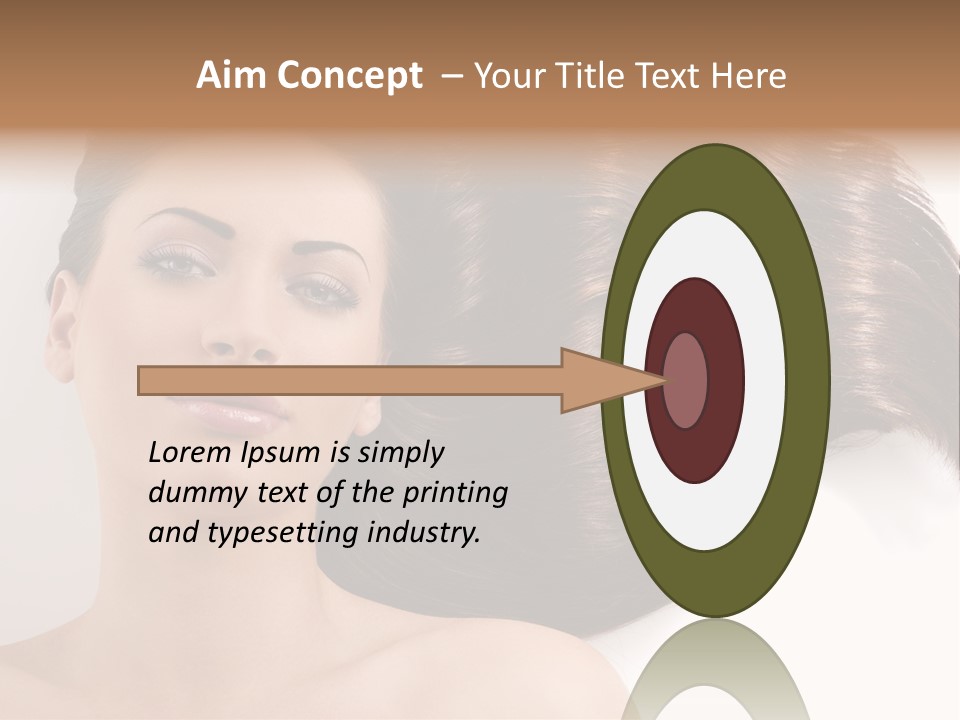 Caucasian Brown Attractive PowerPoint Template