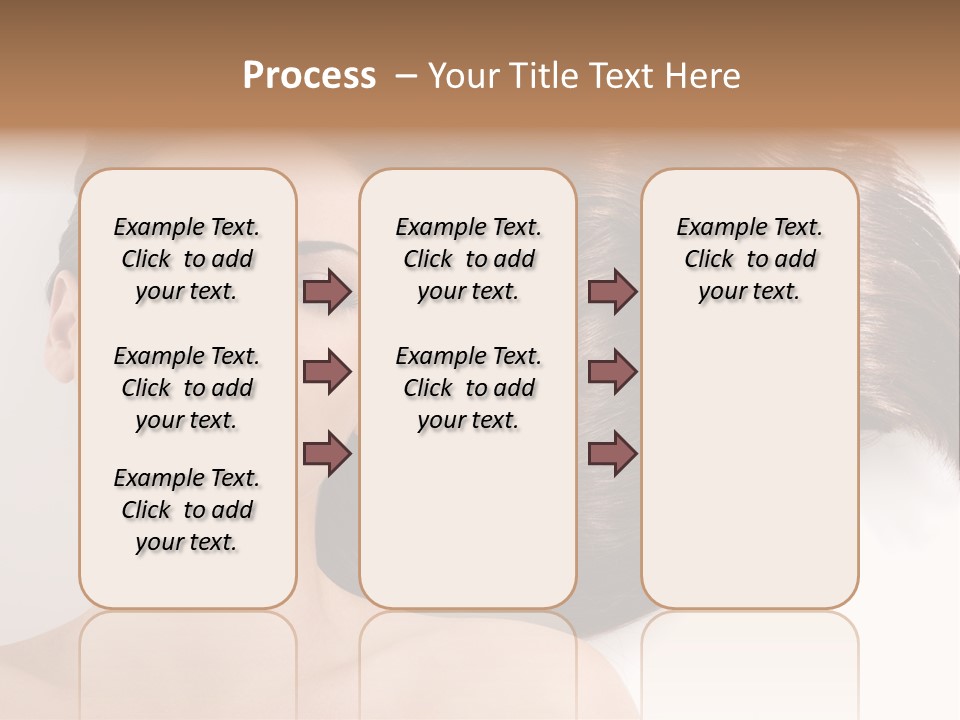 Caucasian Brown Attractive PowerPoint Template