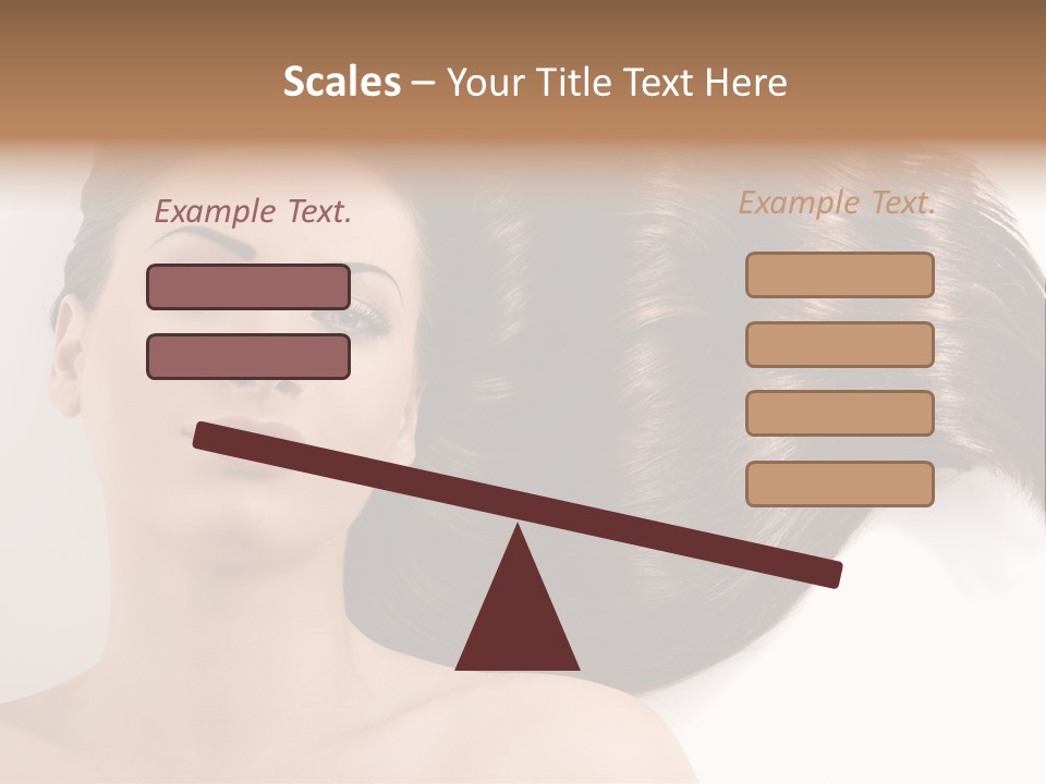 Caucasian Brown Attractive PowerPoint Template