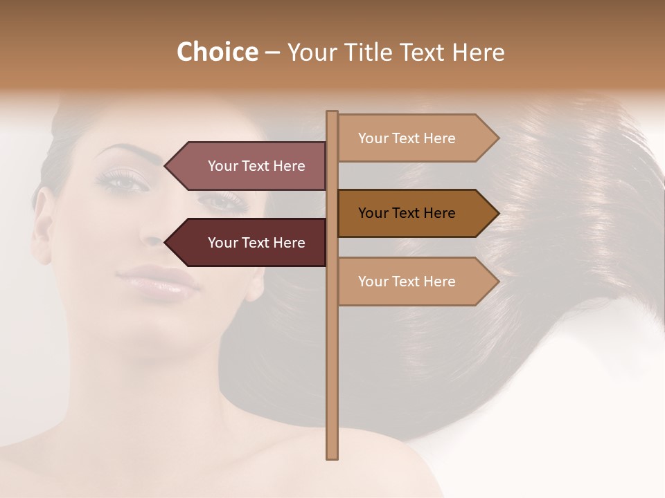 Caucasian Brown Attractive PowerPoint Template