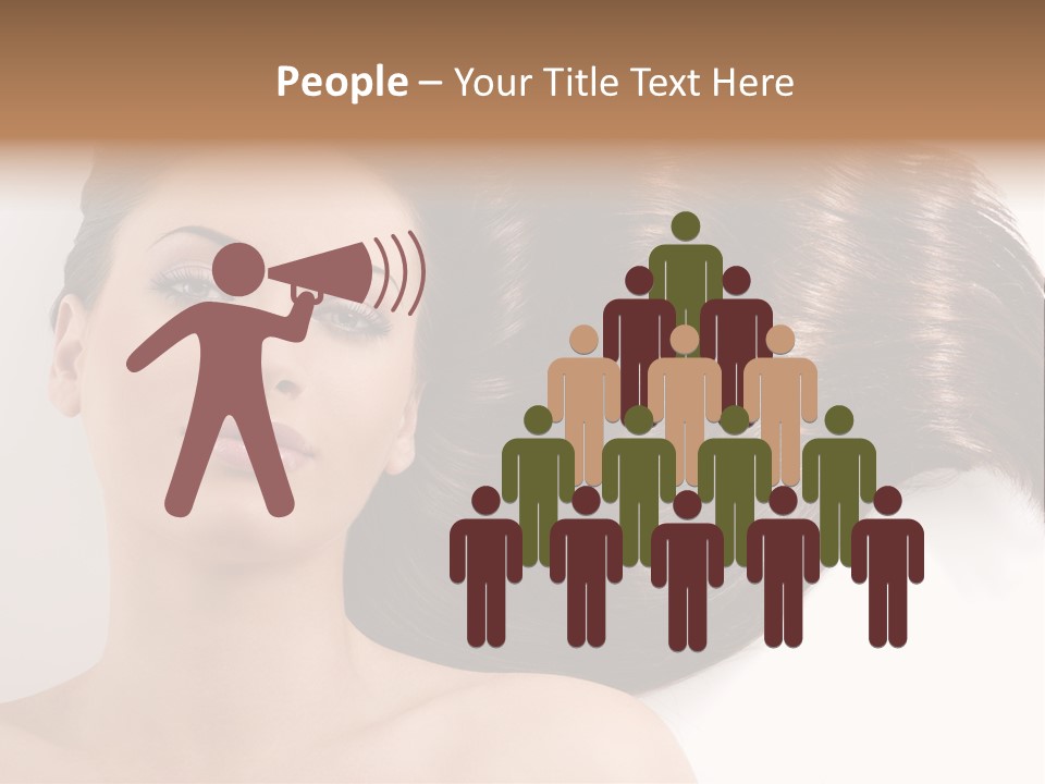 Caucasian Brown Attractive PowerPoint Template