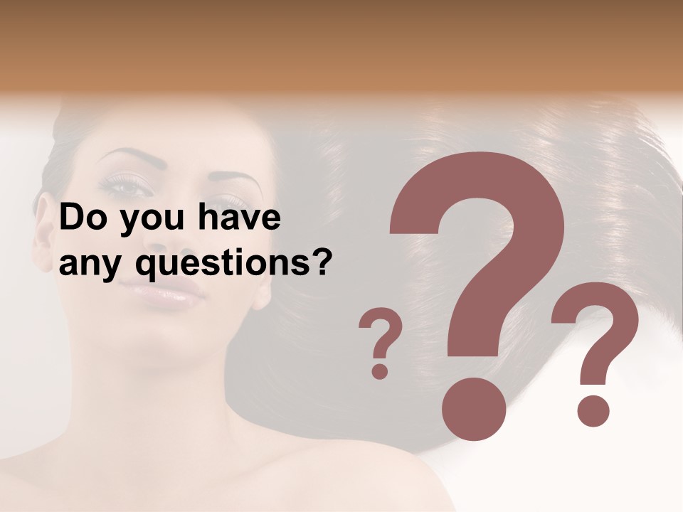 Caucasian Brown Attractive PowerPoint Template